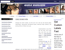 Tablet Screenshot of giselebundchen.net